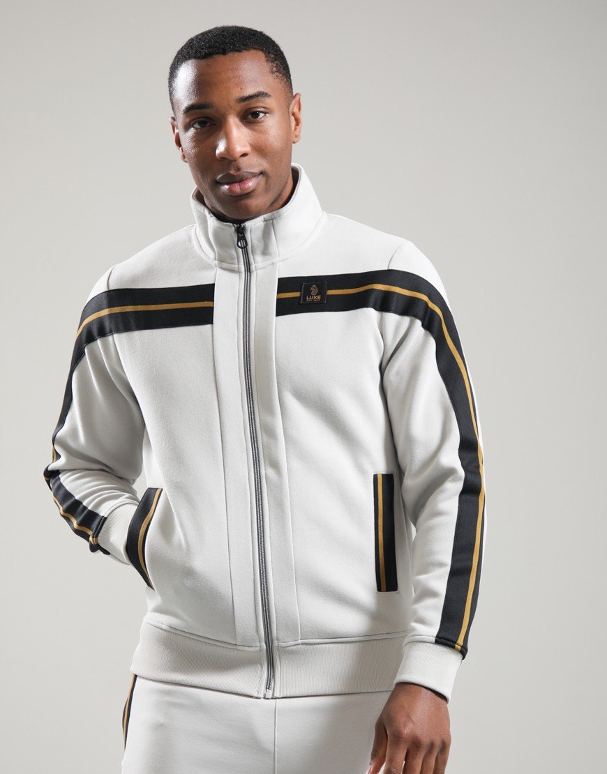 Luke 1977 Duke 1000 Full Zip Sweat Ice Grey