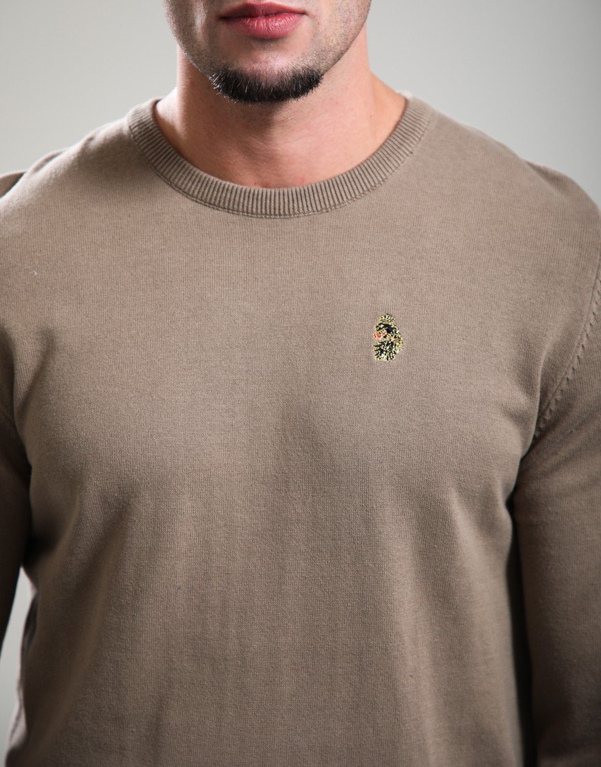 Luke 1977 Gerard 3 Crew Knit Hard Nut