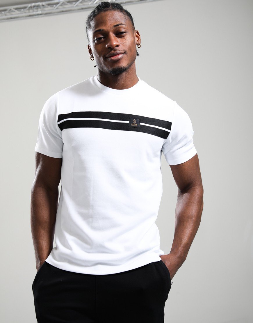 Luke 1977 Hopkins 1000 T-Shirt White Black Tape