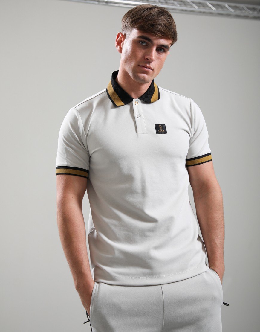 Luke 1977 Makati Polo Shirt Ice Grey