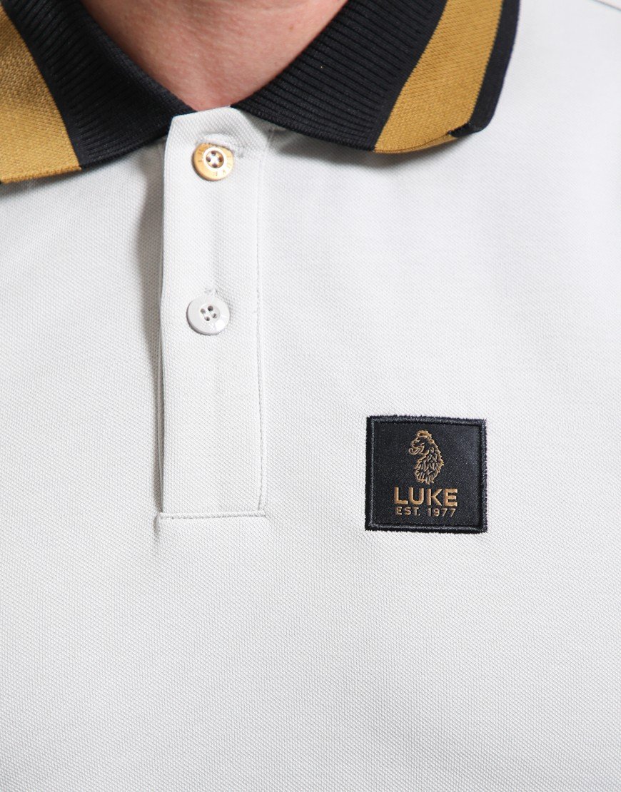 Luke 1977 Makati Polo Shirt Ice Grey