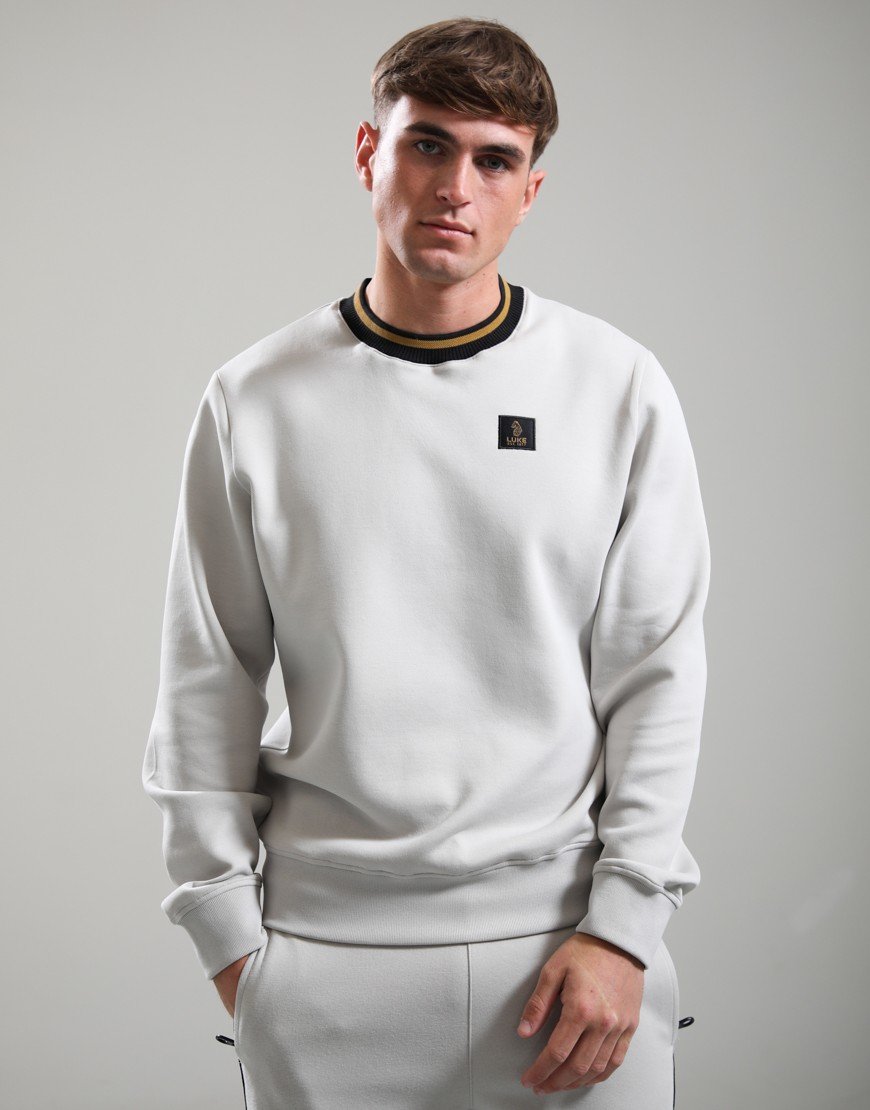 Luke 1977 Makati Sweat Ice Grey
