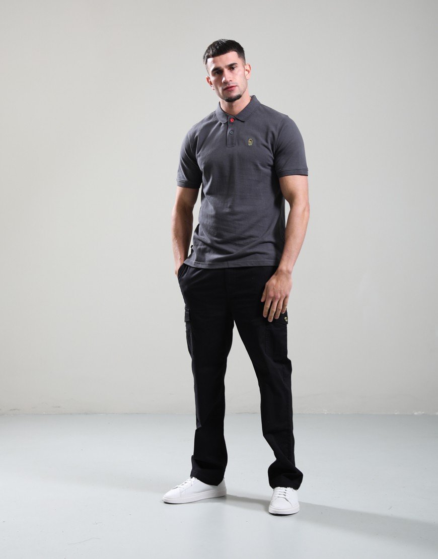 Luke 1977 New Mead Sport Polo Shirt Charcoal