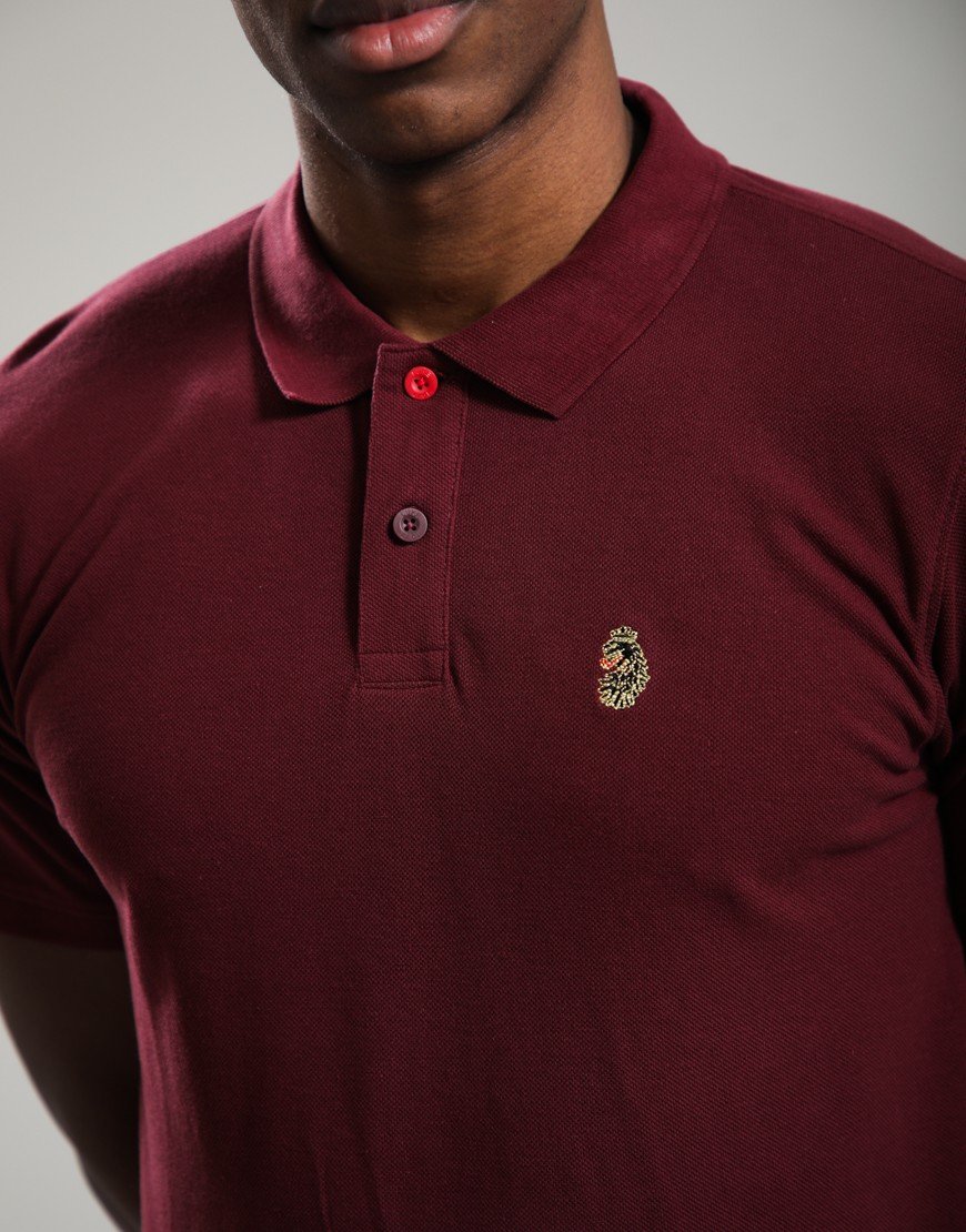 Luke 1977 New Mead Sport Polo Shirt Claret