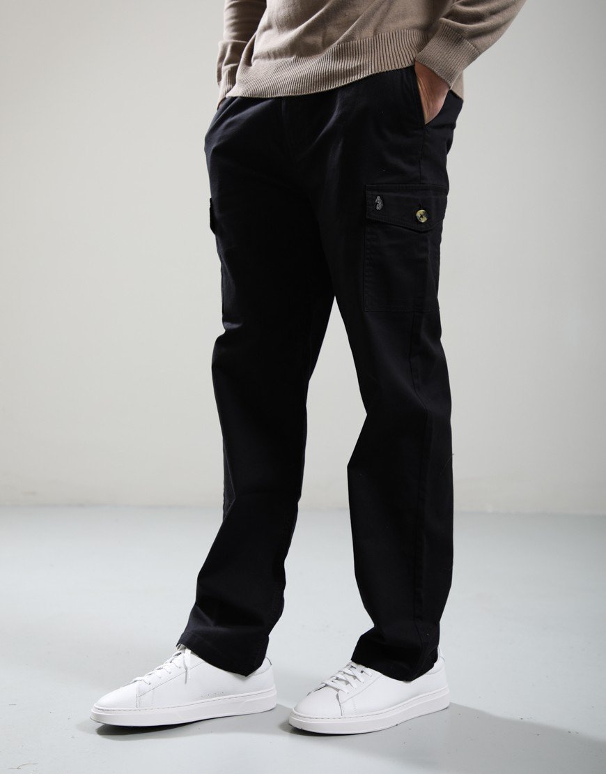 Luke 1977 Relaxed Future Cargo Trousers Black