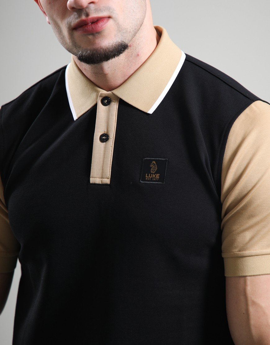 Luke 1977 Saddleworth Polo Black