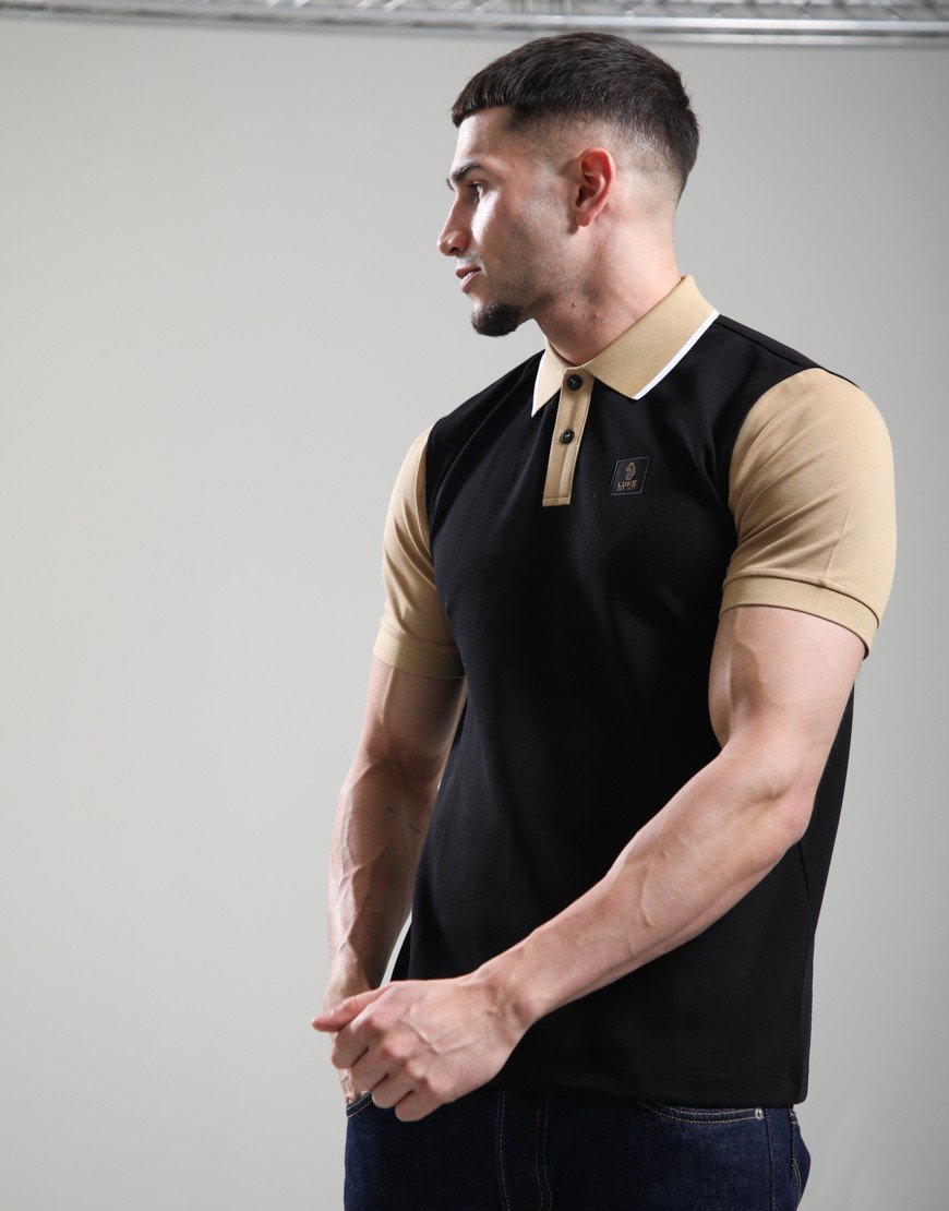Luke 1977 Saddleworth Polo Black
