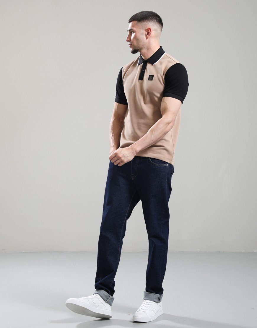 Luke 1977 Saddleworth Polo Shirt Fawn
