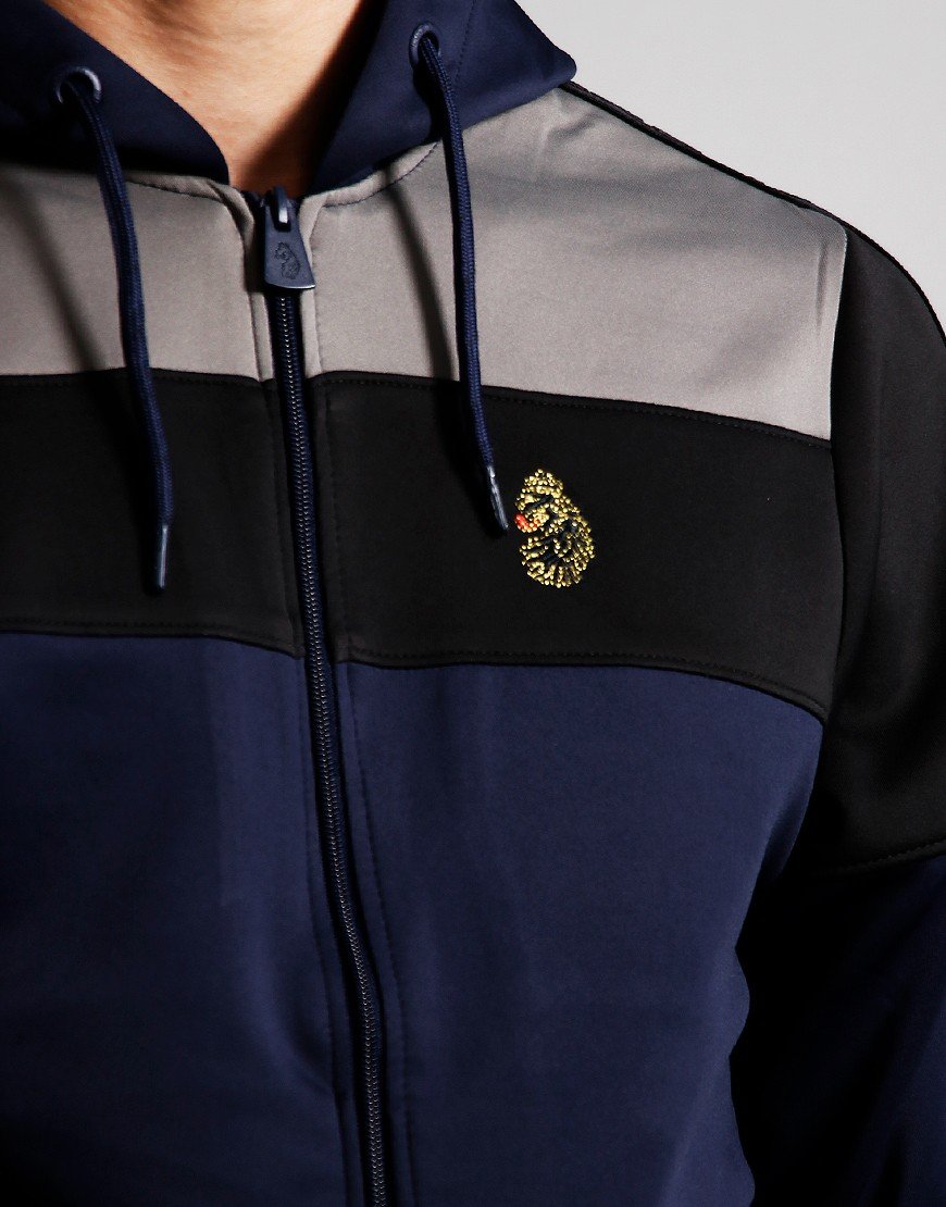 Luke 1977 Baldur Zip Hoodie Navy