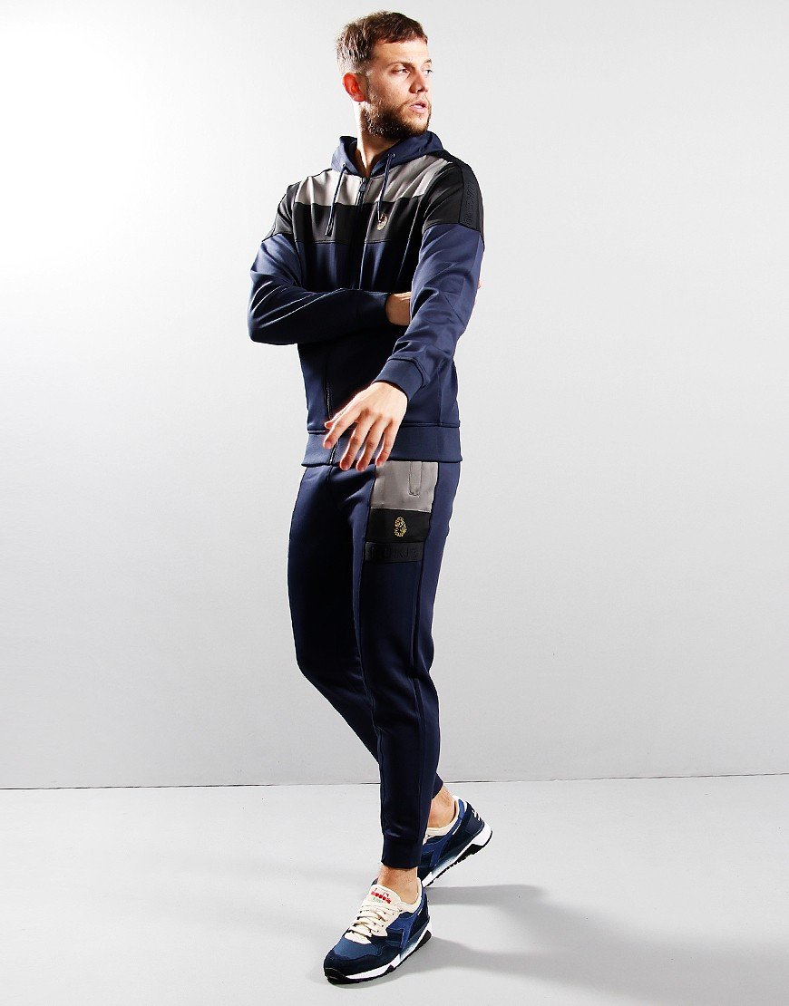 Luke 1977 Baldur Zip Hoodie Navy