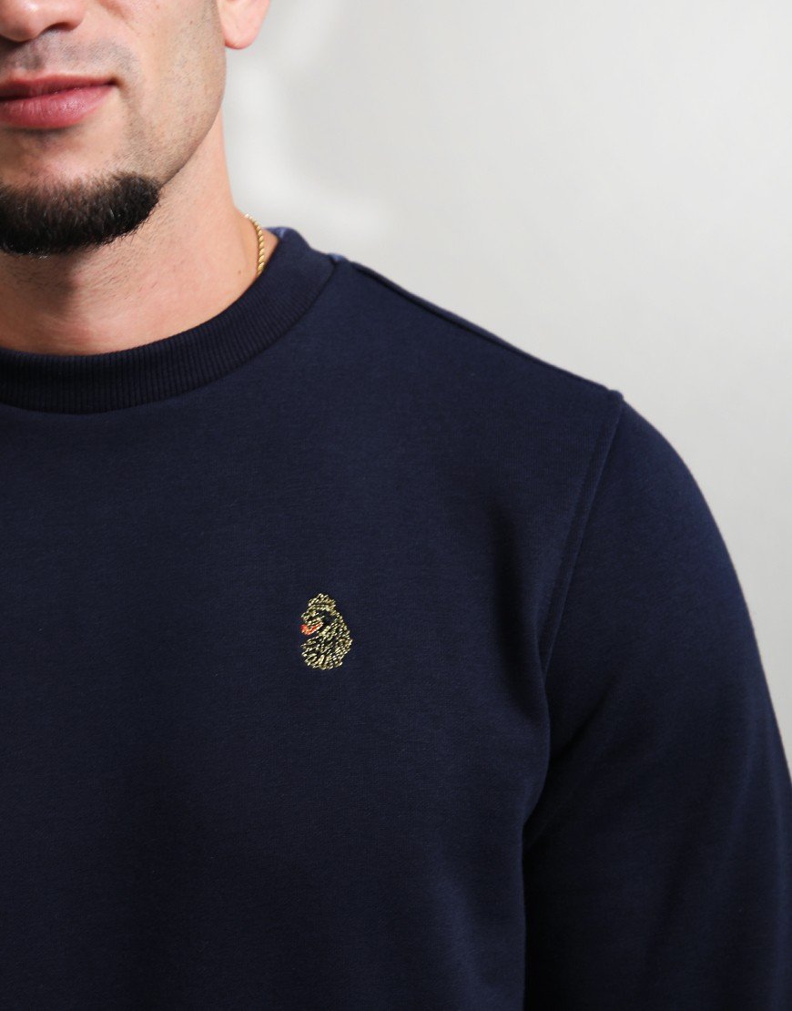 LUKE 1977 London Crew Sweat Navy LUKE 1977 London Crew Sweat Navy