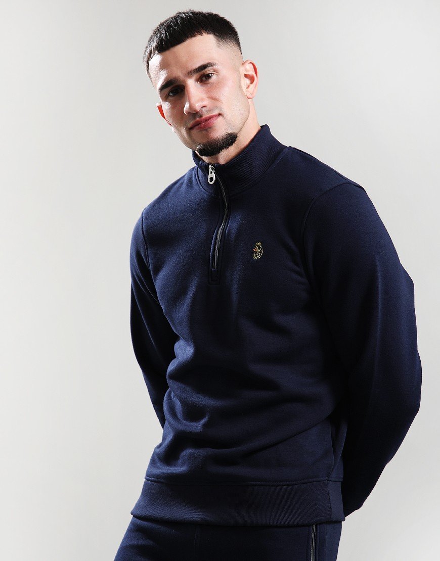 LUKE 1977 Sydney Half Zip Sweat Navy