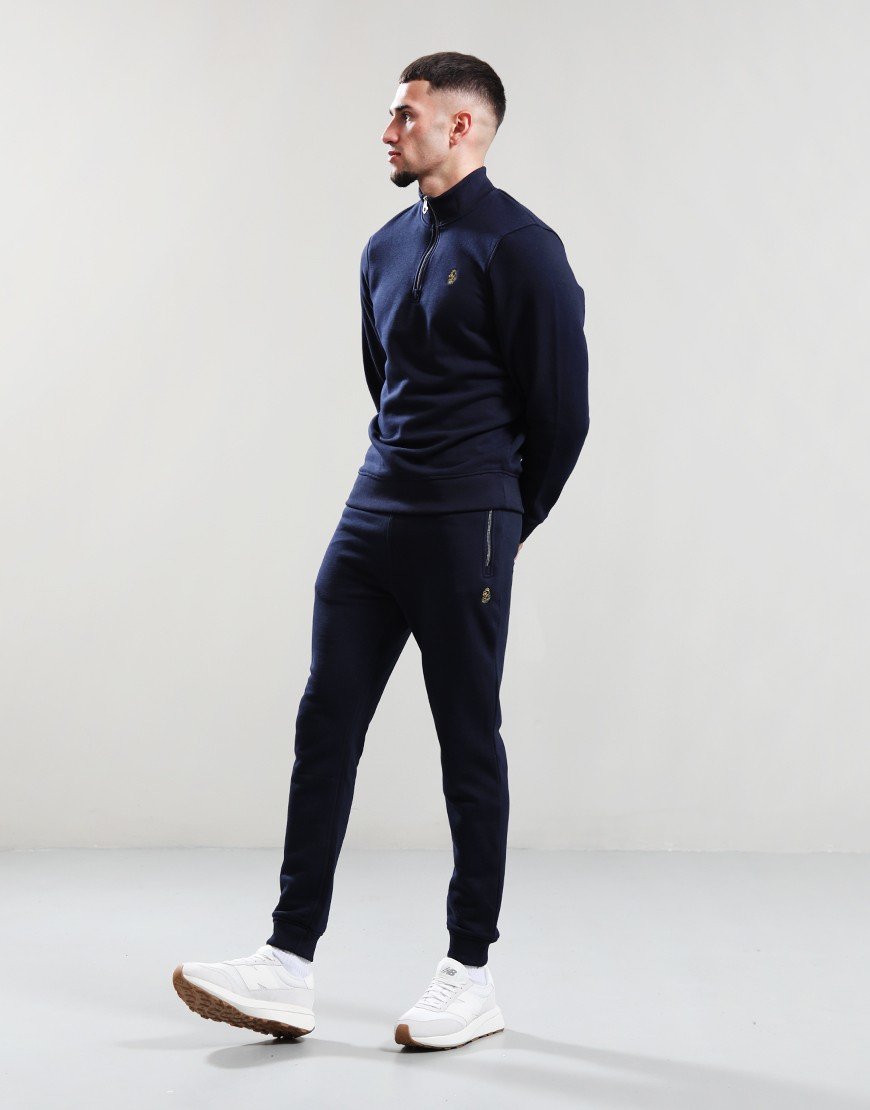 LUKE 1977 Sydney Half Zip Sweat Navy LUKE 1977 Sydney Half Zip Sweat Navy