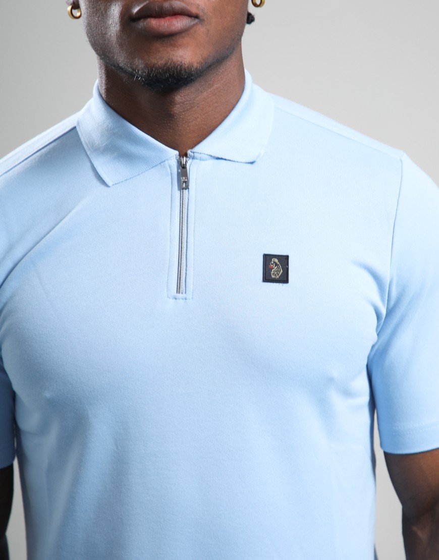 Luke 1977 Turret Polo Shirt Sky Blue