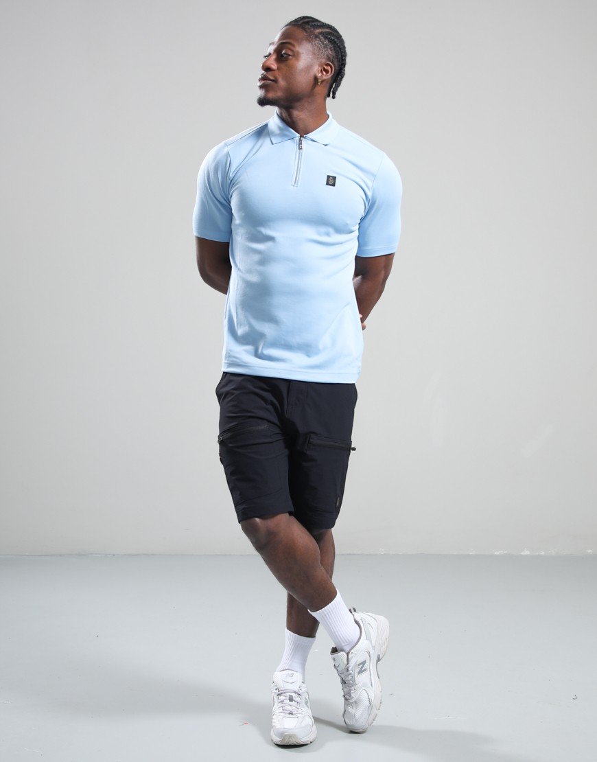 Luke 1977 Turret Polo Shirt Sky Blue