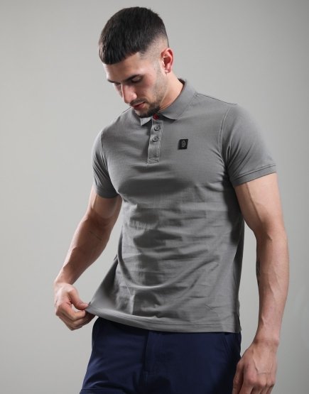 Luke 1977 Williams 2500 Polo Shirt Mid Grey