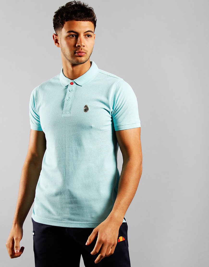 Luke 1977 Williams Polo Shirt Pure Sky - Terraces Menswear