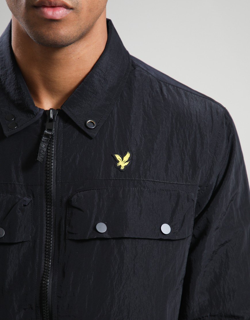 Lyle & Scott 4 Pockets Blouson Jacket Black Ice