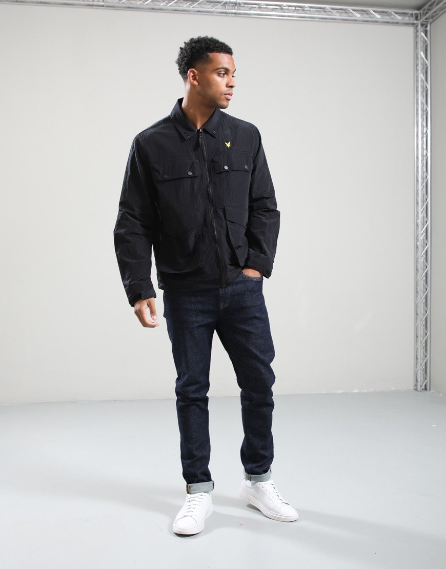 Lyle & Scott 4 Pockets Blouson Jacket Black Ice