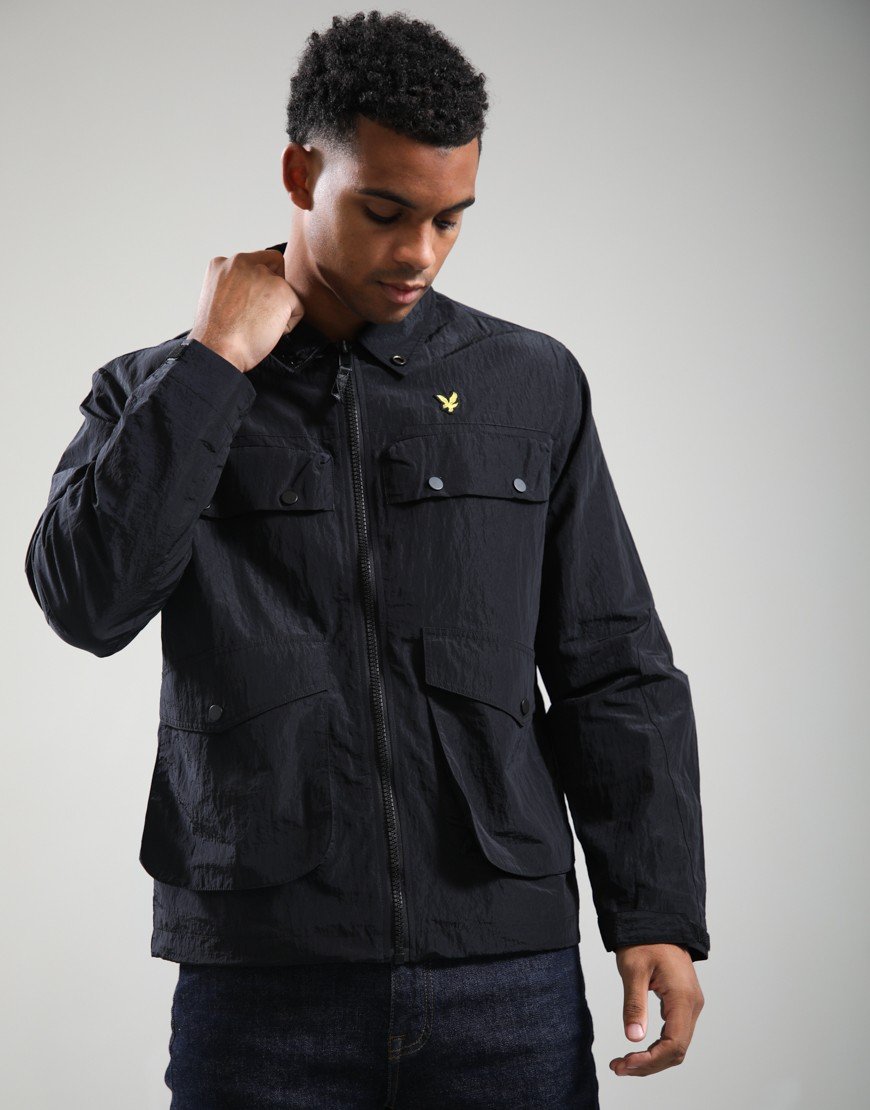 Lyle & Scott 4 Pockets Blouson Jacket Black Ice