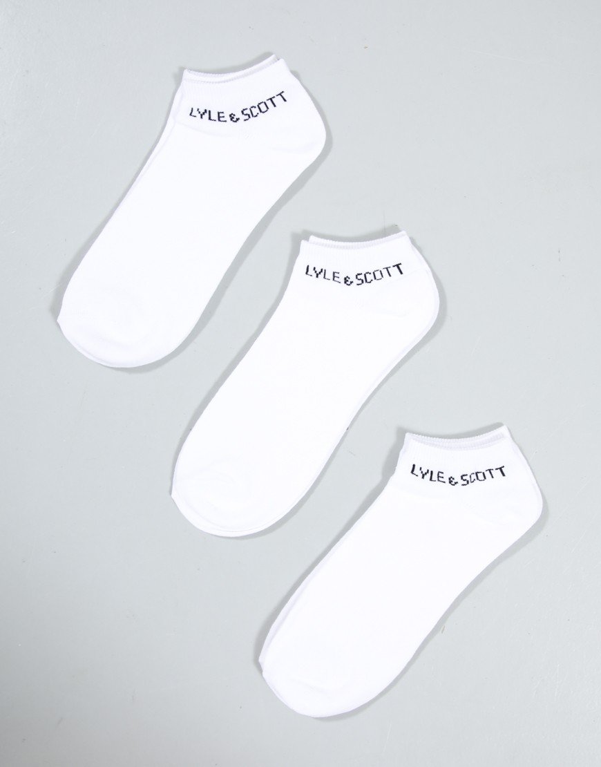 Lyle & Scott Beardsen Socks Bright White