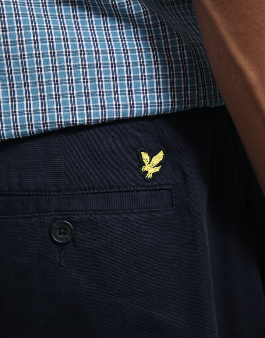 Lyle & Scott Chino Shorts Jet Black