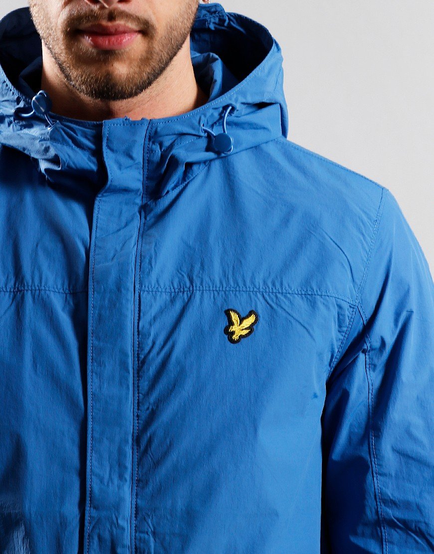 Lyle & Scott Hooded Pocket Jacket Spring Blue