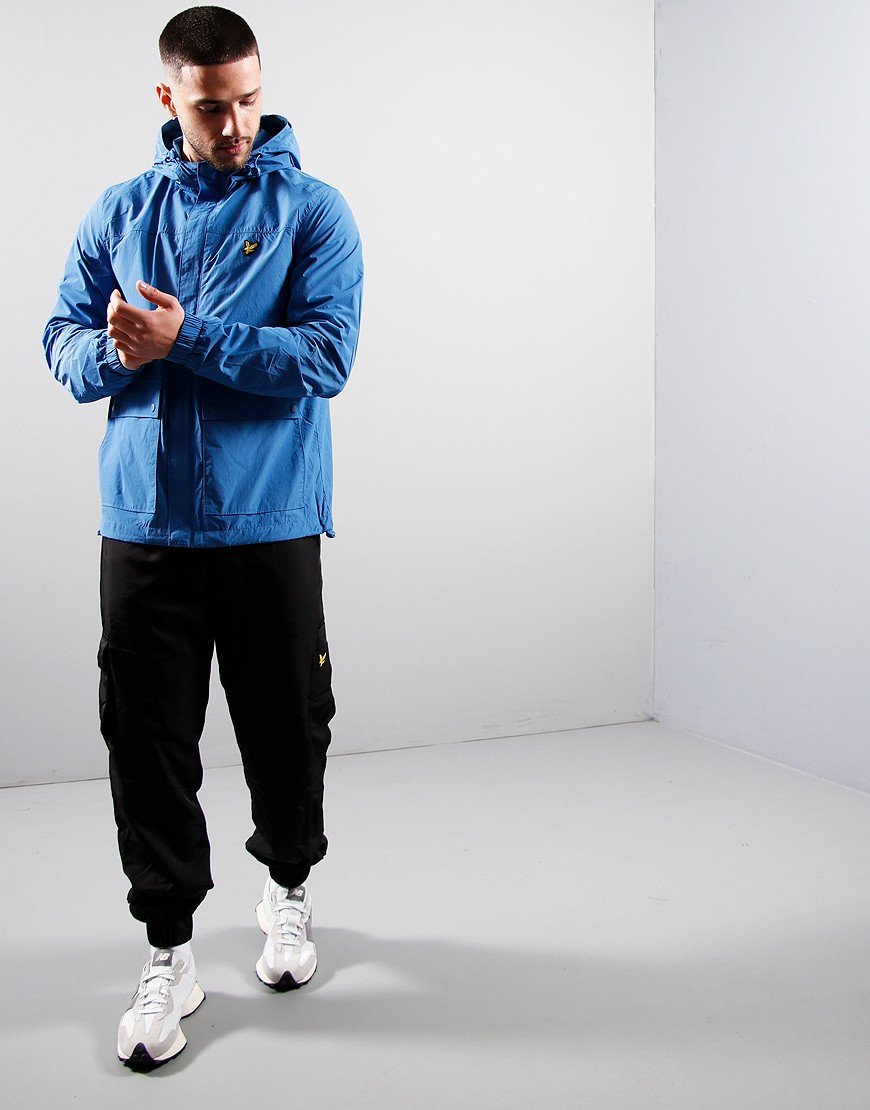 Lyle & Scott Hooded Pocket Jacket Spring Blue