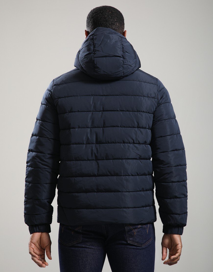 Lyle & Scott Hooded Quilted Jacket Dark Navy