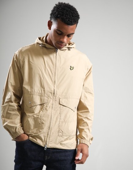 Lyle & Scott Hooded Utility Jacket Sand Storm