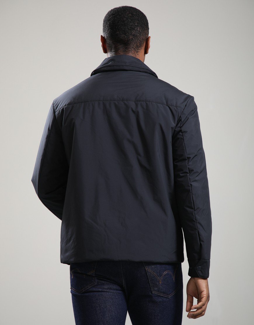 Lyle & Scott Lightweight Wadded Overshirt Dark Navy
