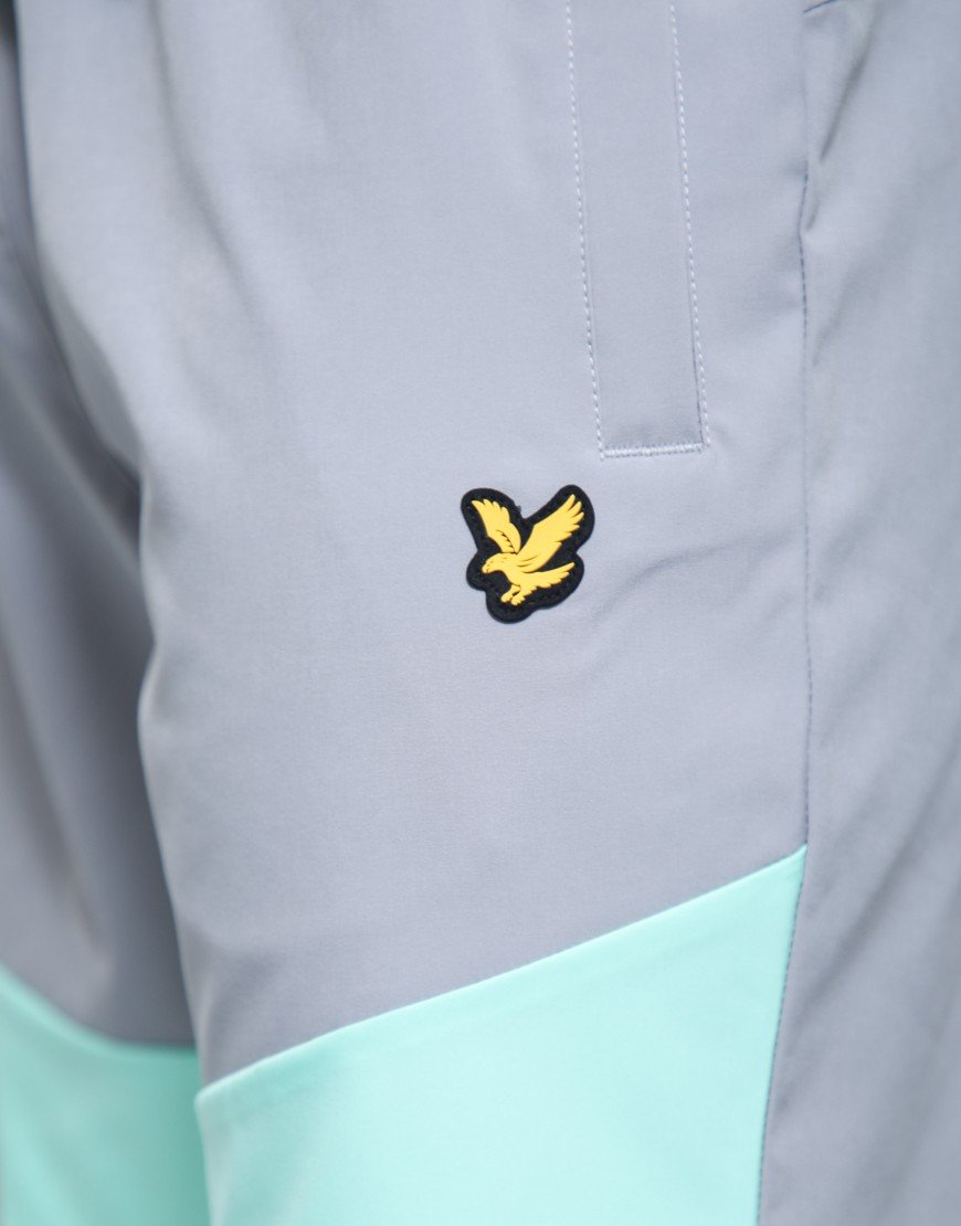 Lyle & Scott Panelled Shorts Ultimate Grey/Cool Mint