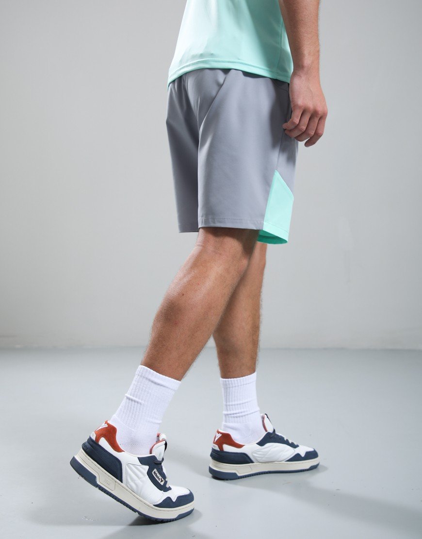 Lyle & Scott Panelled Shorts Ultimate Grey/Cool Mint