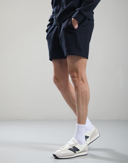 Lyle & Scott Pique Track Shorts Dark Navy
