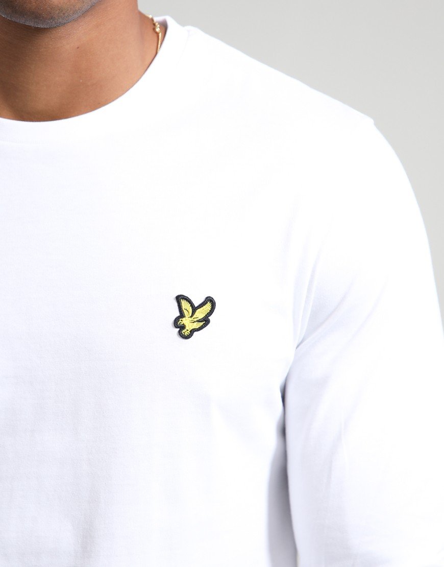 Lyle & Scott Plain Long Sleeve T-Shirt White