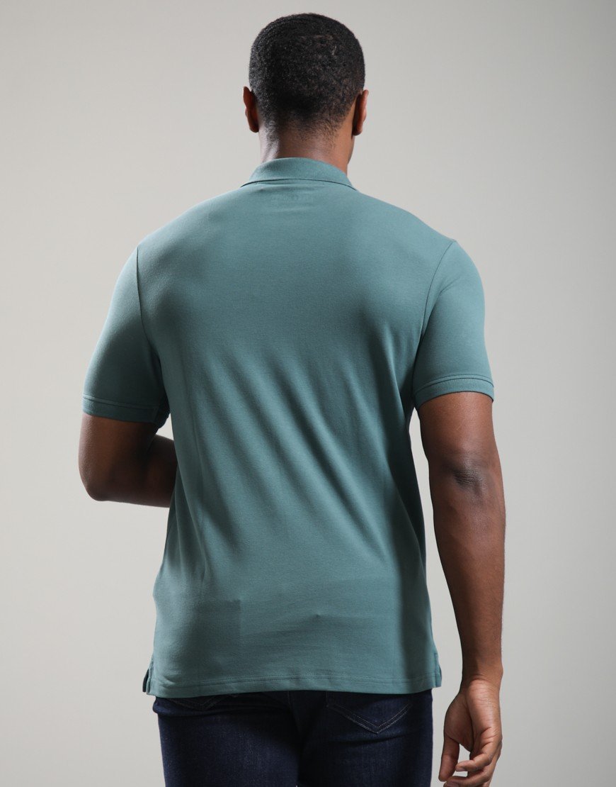 Lyle & Scott Plain Polo Shirt Silver Pine
