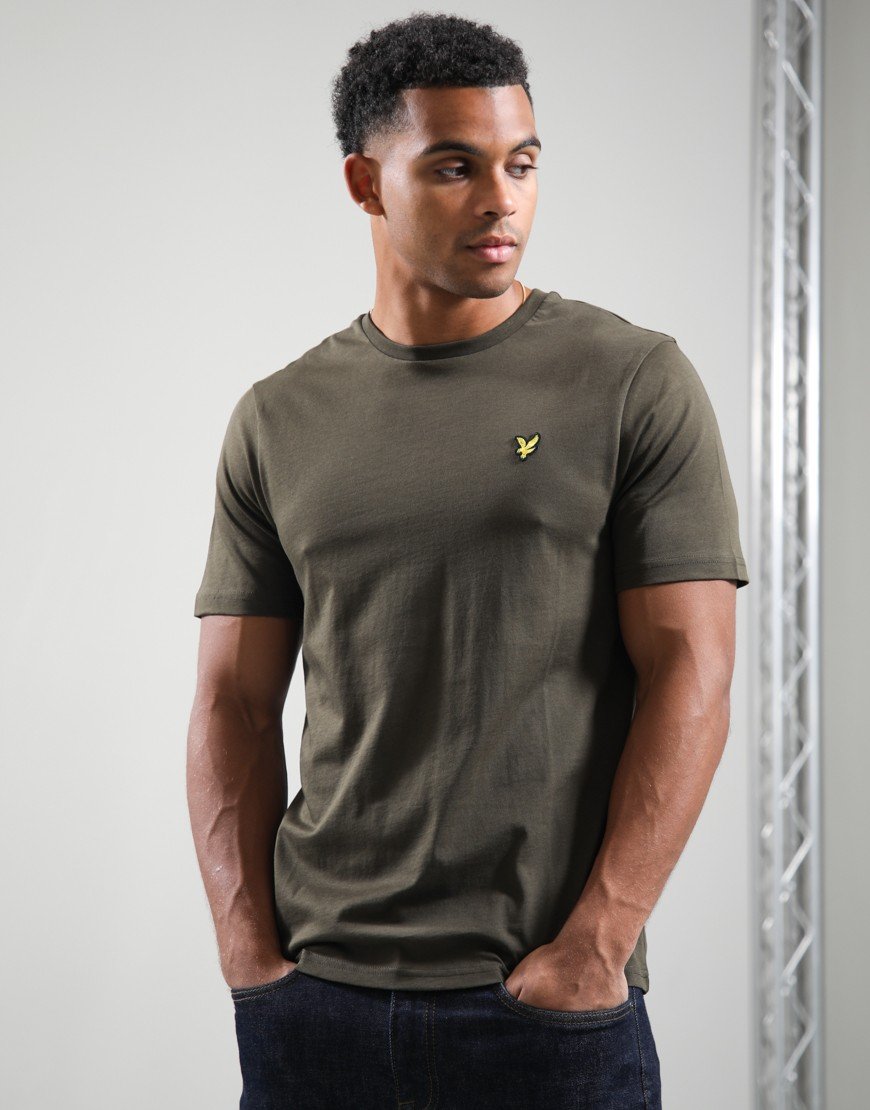 Lyle & Scott Plain T-Shirt Olive