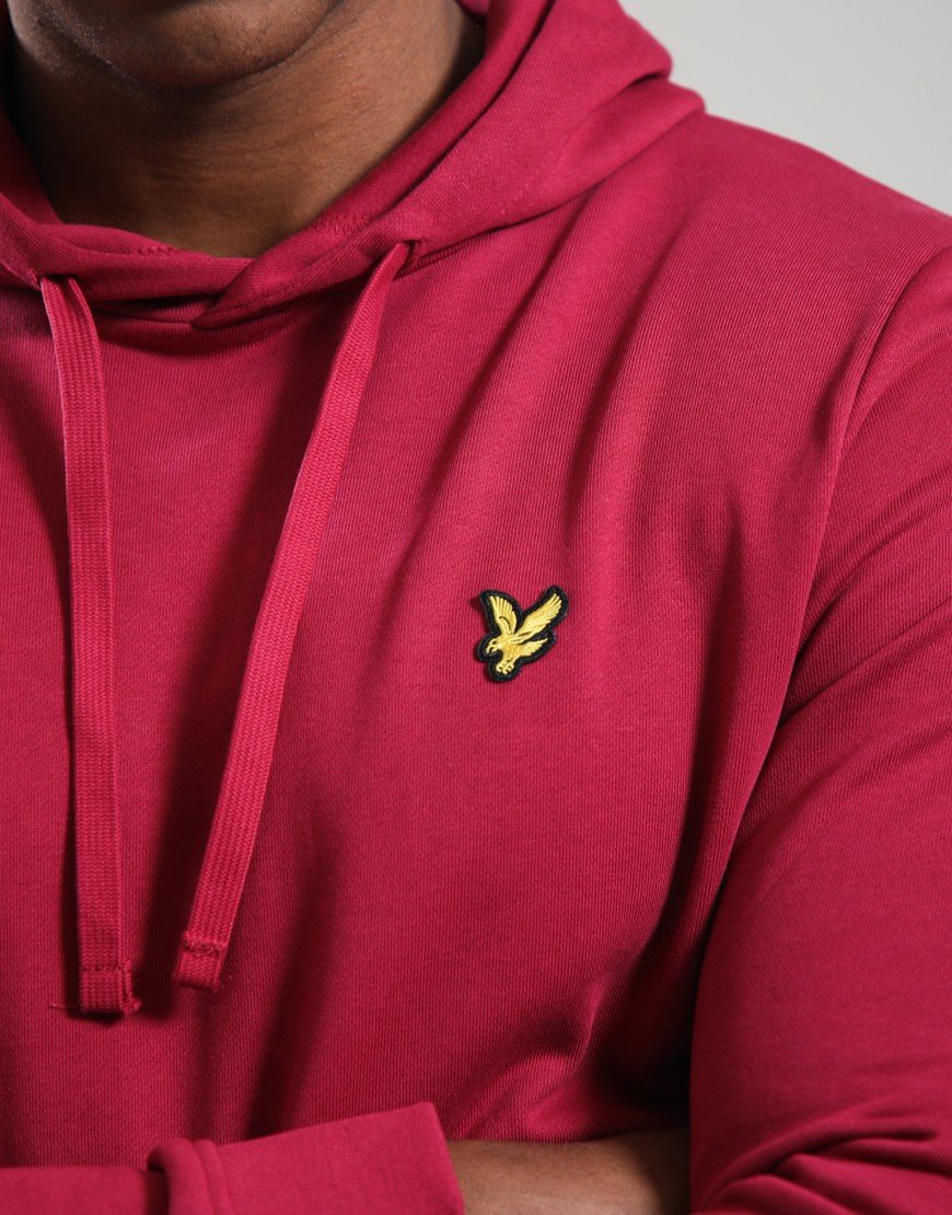 Lyle & Scott Pullover Hoodie Rich Burgundy