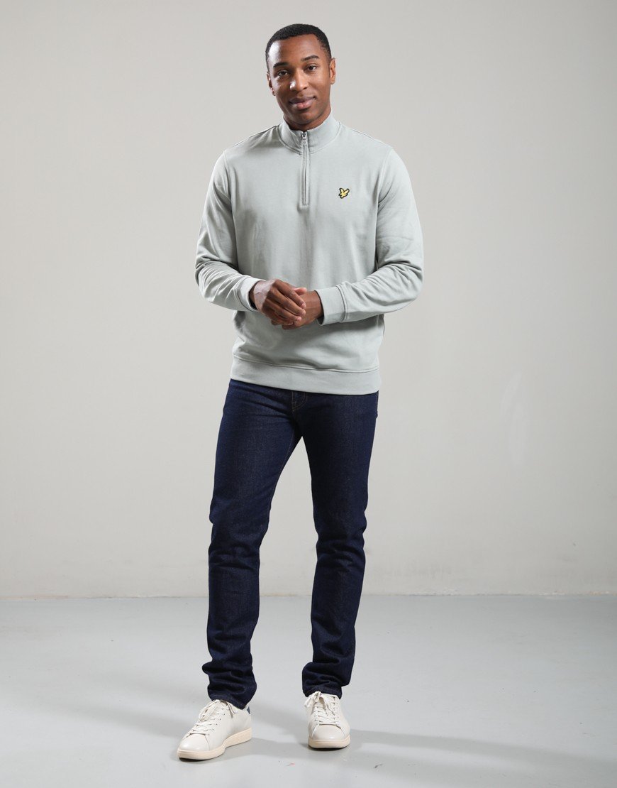Lyle & Scott Everyday 1/4 Zip Sweat Nickel Grey