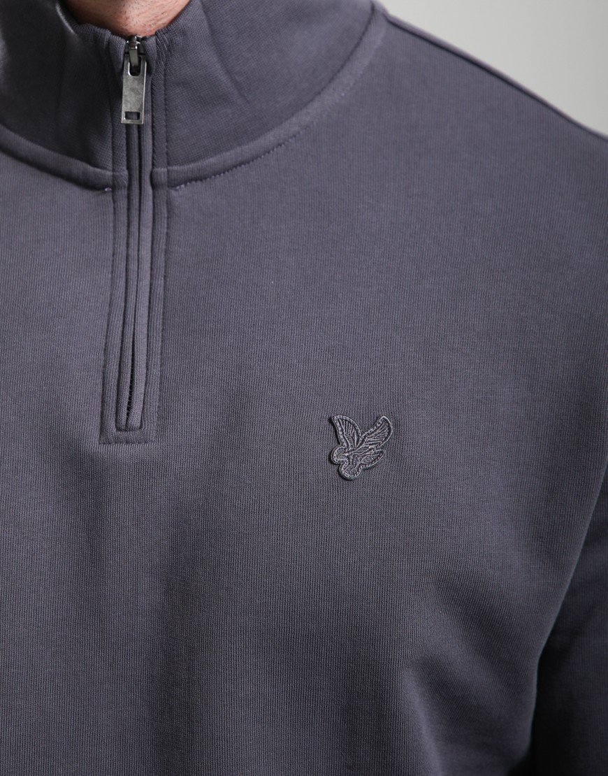 Lyle & Scott Superfine 1/4 Zip Sweat Iron