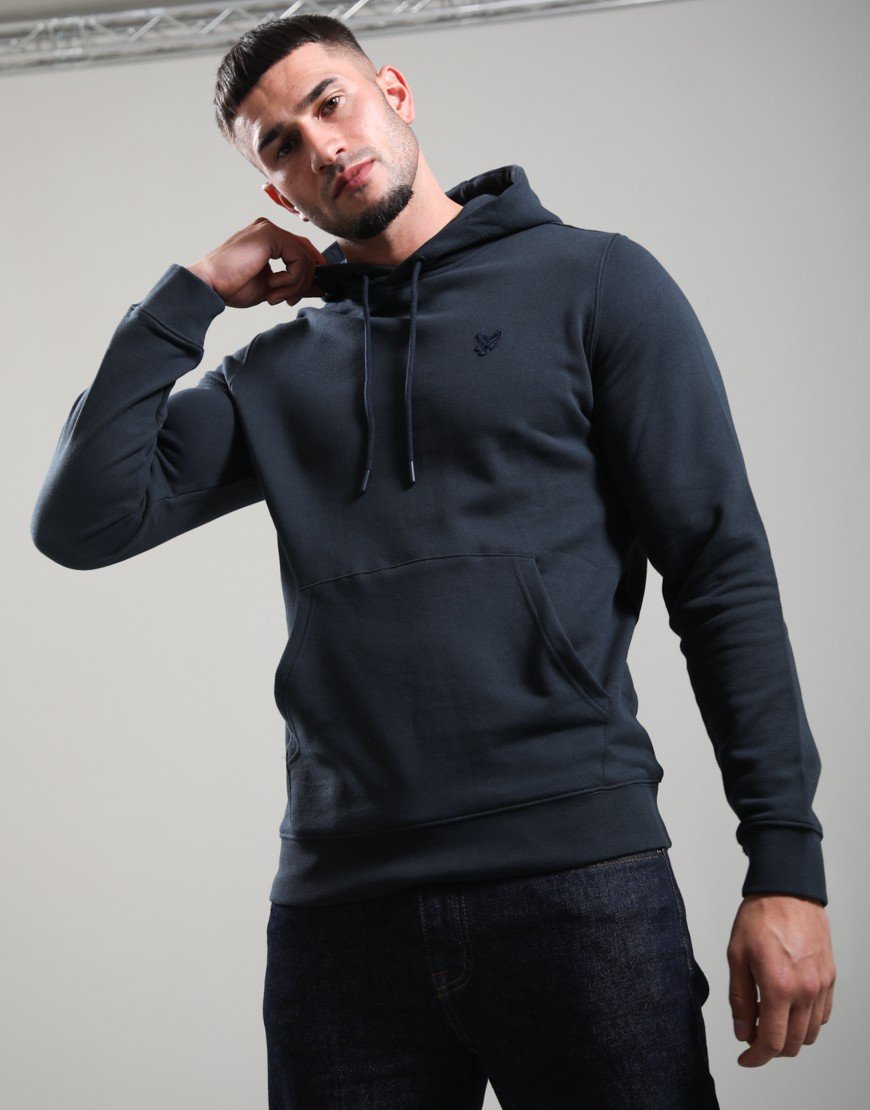 Lyle & Scott Superfine Hoodie Dark Navy