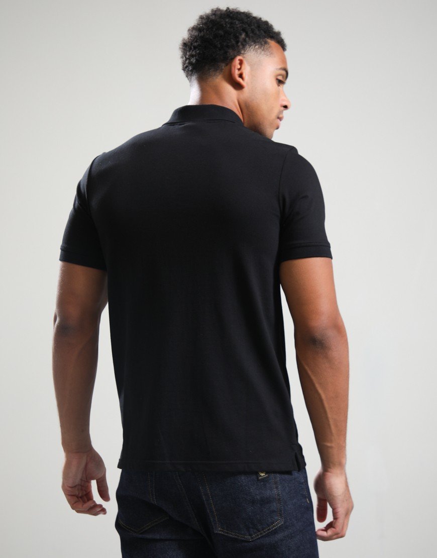 Lyle & Scott Superfine Polo Shirt Jet Black