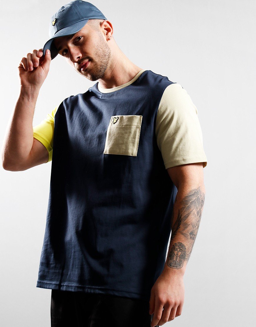 Lyle & Scott Contrast T-shirt Dark Navy