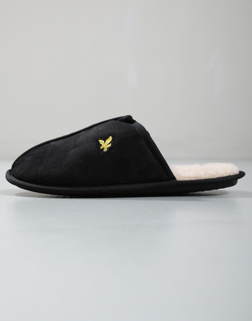 Lyle & Scott Tarquinn Slippers Black