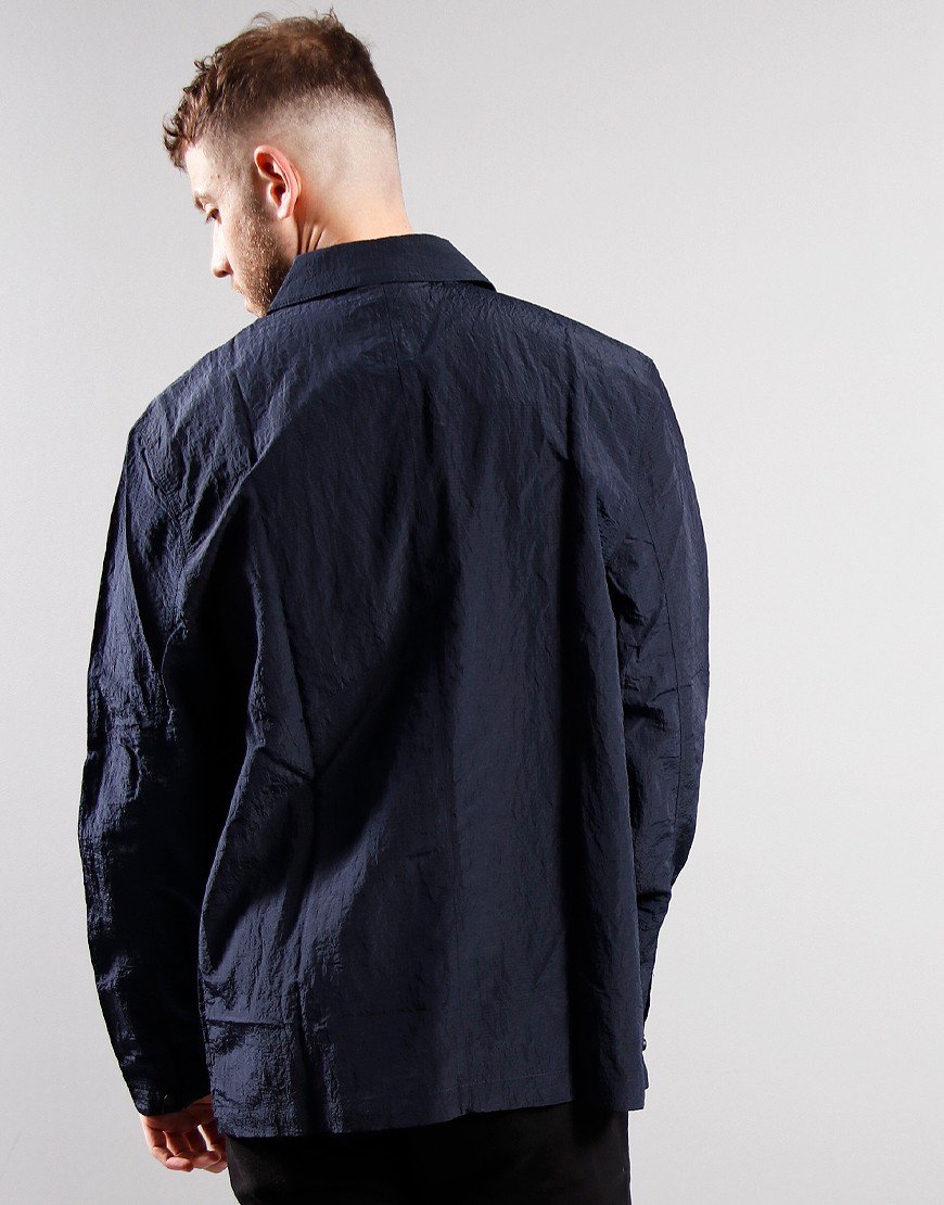Lyle & Scott Zip Through Overshirt Dark Navy
