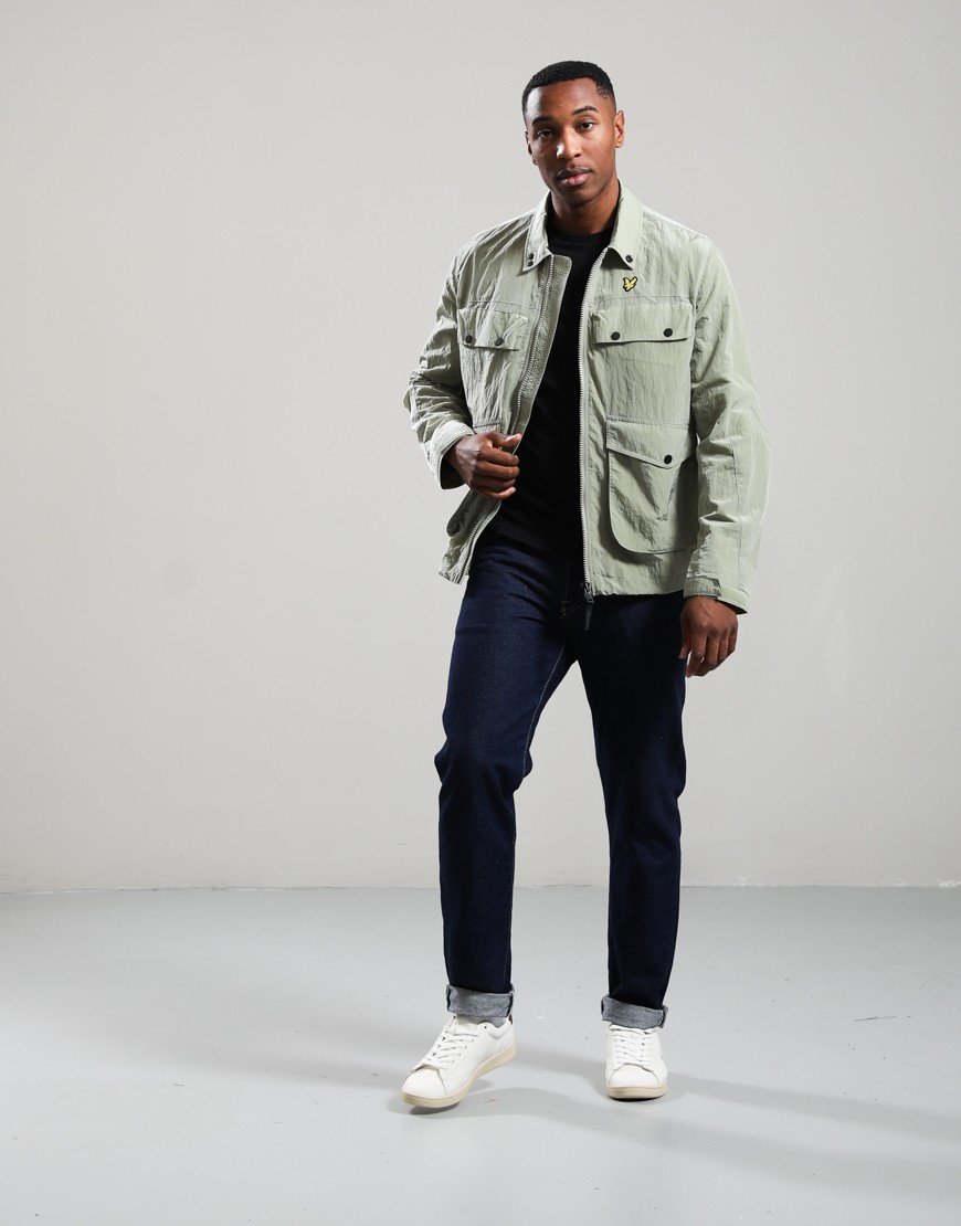 Lyle & Scott 4 Pockets Blouson Jacket Smoke Olive