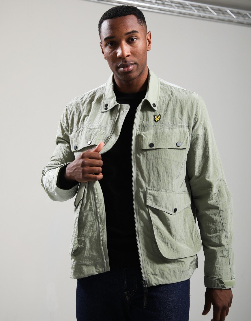 Lyle & Scott 4 Pockets Blouson Jacket Smoke Olive