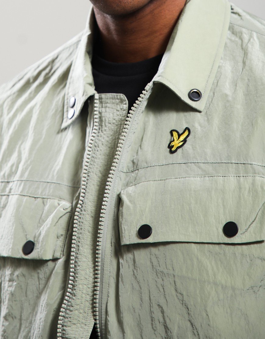 Lyle & Scott 4 Pockets Blouson Jacket Smoke Olive