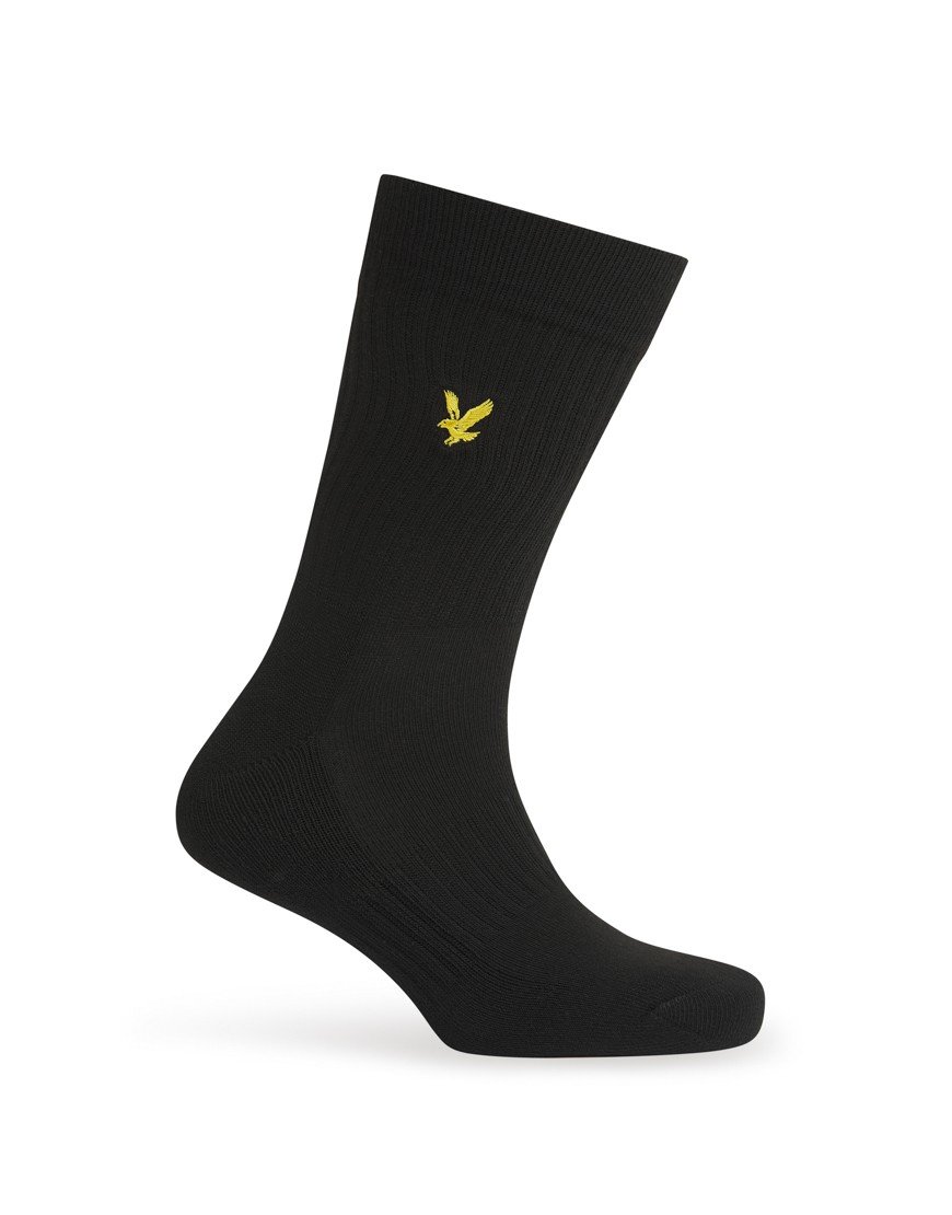 Lyle & Scott Ackley 4 Pack Socks Black