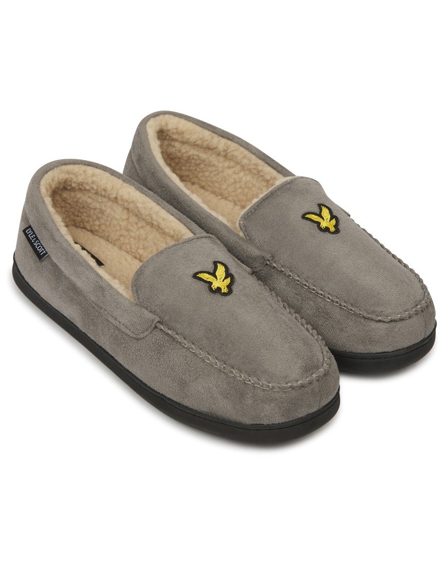 Lyle & Scott Aspen Slippers FR Grey